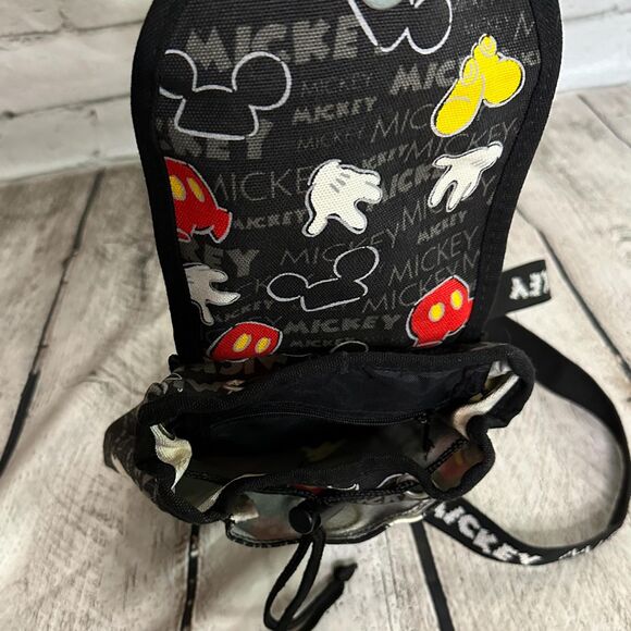 VTG Disney World Black Mickey Mouse Backpack, Pre-owned - Picture 4 of 4